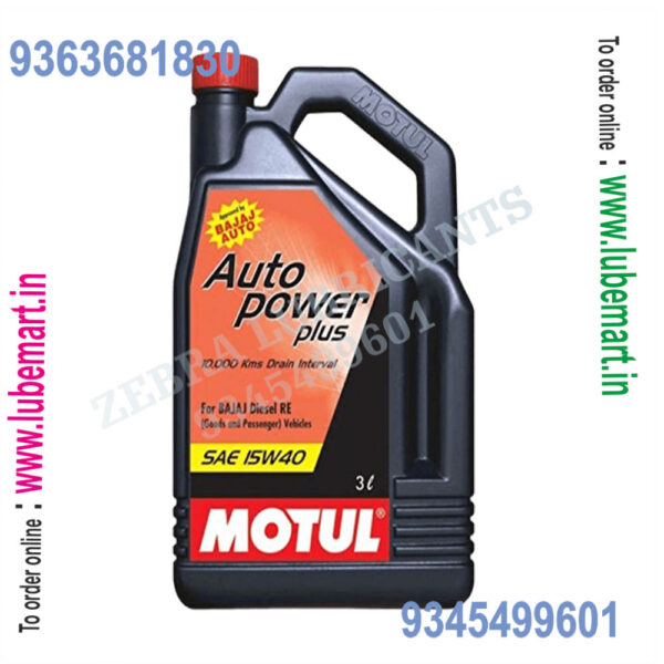 MOTUL AUTO POWER PLUS 15W-40 3 LITRE 1