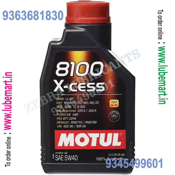 MOTUL 8100 X-CESS 5W-40 1LITRE 1