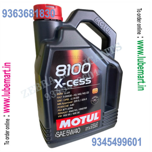 MOTUL 8100 X-CESS 5W-40 4LITRE 4