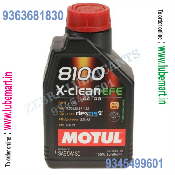 MOTUL 8100 X-CLEAN + 5W-30 1LITRE 2