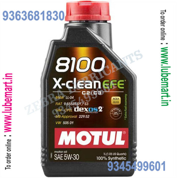 MOTUL 8100 X-CLEAN + 5W-30 1LITRE 3