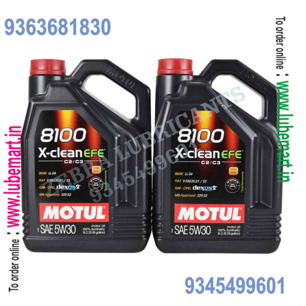 MOTUL 8100 X-CLEAN + 5W-30 5LITRE 3