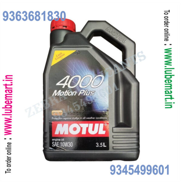MOTUL 4000 MOTION + 10W-30 NON COUPON 3.5LITRE 2