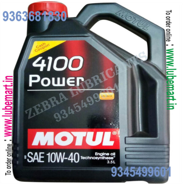 MOTUL 4100 POWER 10W-40 (TECHNOSYNTHESE) 3.5LITRE 1