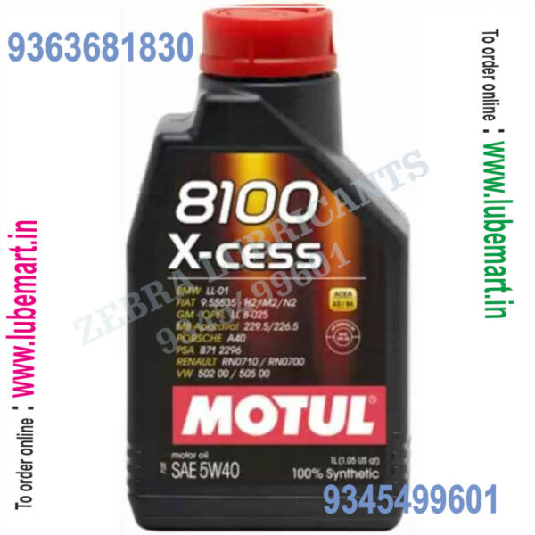 MOTUL X-TEC PLUS 5W-40 1LITRE 2