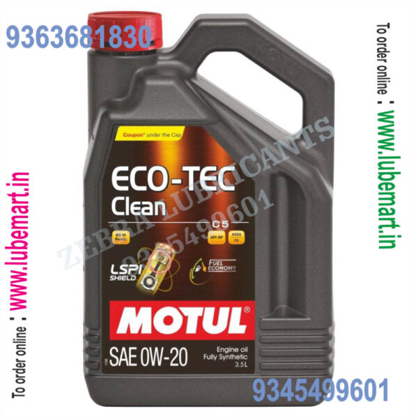 MOTUL ECO-TEC CLEAN 0W-20 3.5LITRE 1