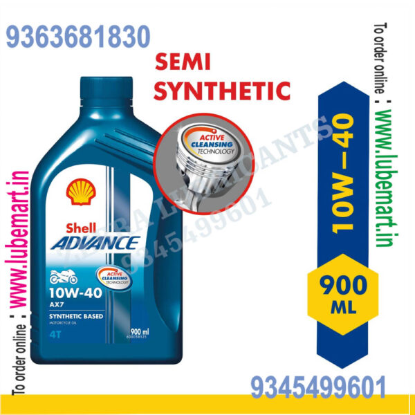 SHELL ADVANCE AX7 10W40 900MILLILITRE 1