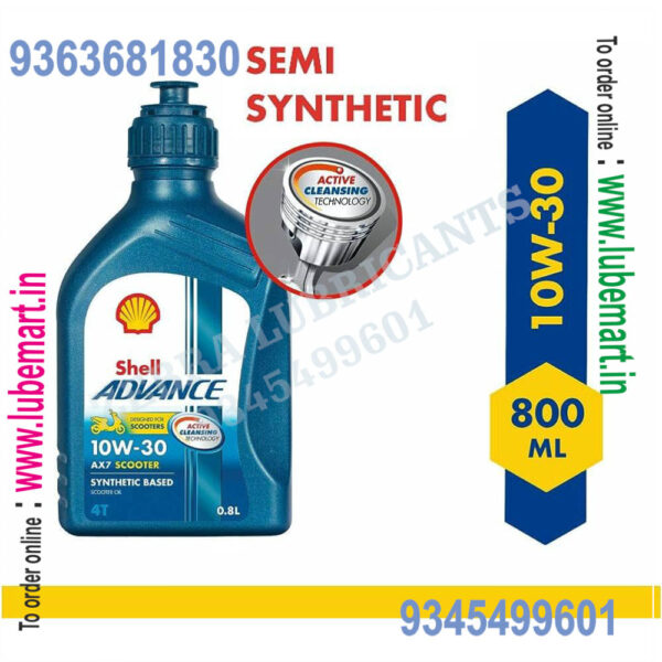 SHELL ADVANCE AX7 SCOOTER 10W30 800MILLILITRE 1