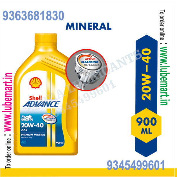 SHELLADVANCE AX5 20W40 900 MILLILITRE 2