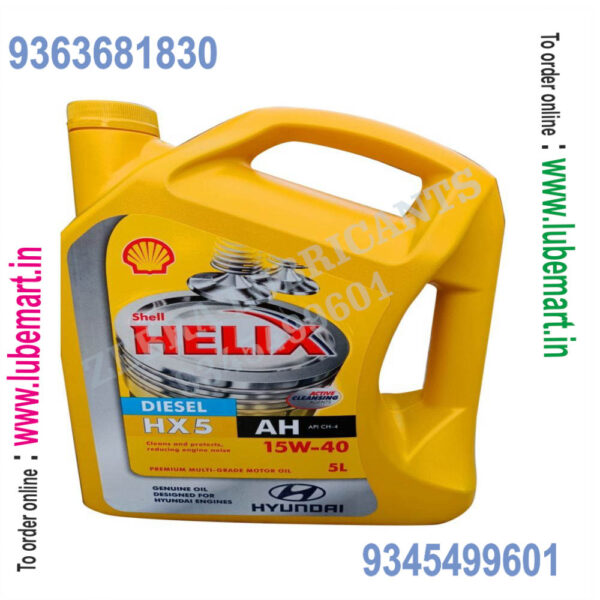 SHELL HELIX HX5 DIESEL 15W40 5LITRE 2