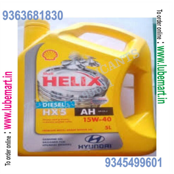 SHELL HELIX HX5 DIESEL 15W40 5LITRE 3