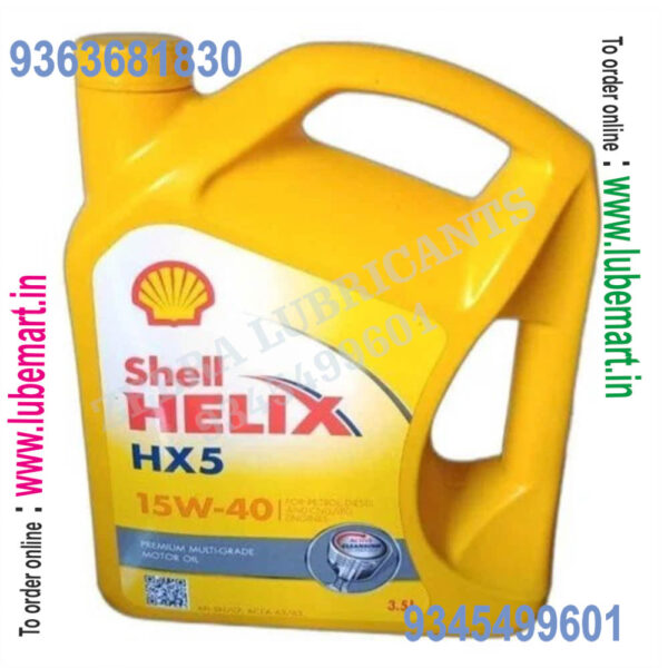 SHELL HELIX HX5 15W40 3.5LITRE 3