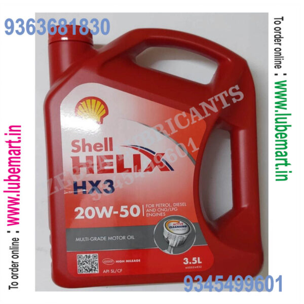 shell Helix HX3 20W50 3.5litre 1