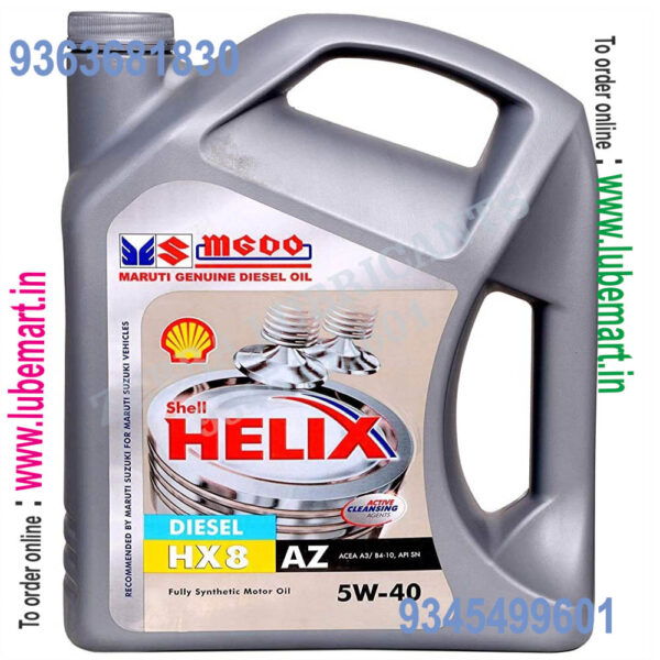 SHELL HELIX HX8 AZ DIESEL (MARUTI)2 5W40 3.5LITRE 1