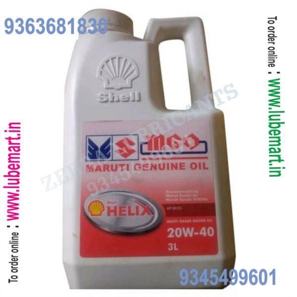 SHELL MARUTI GENUINE OIL2 20W40 3LITRE 3