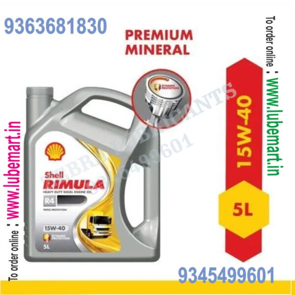 SHELL RIMULA R4 15W40 5LITRE 2