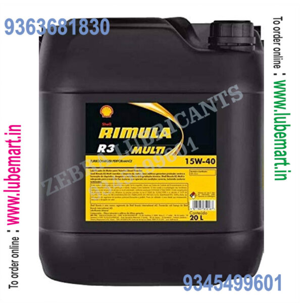 SHELL RIMULA R3X 15W40 20 LITRE 2