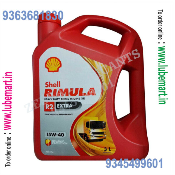 SHELL RIMULA R2 EXTRA 15W40 3LITRE 1