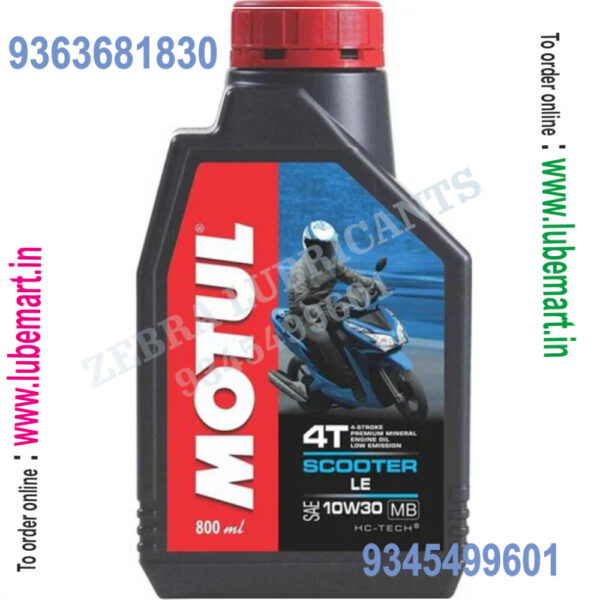 MOTUL SCOOTER LE 10W-30 (SPOUT) 800MILLILITRE 1