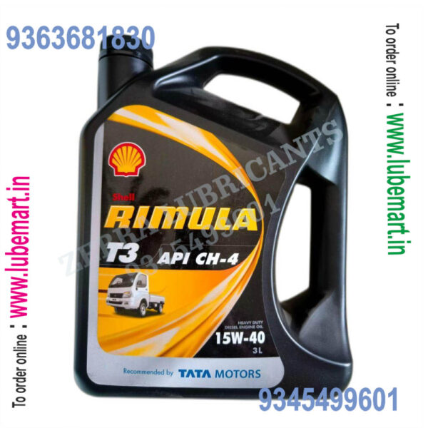 shell Rimula T3(TATA)3 15W40 3litre 3