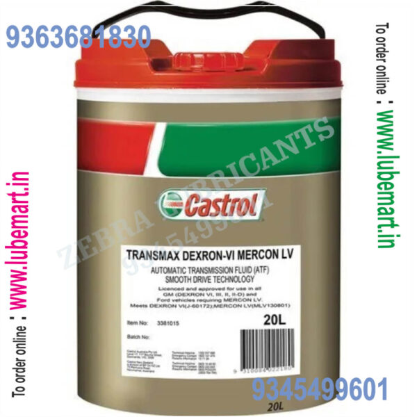 Castrol TRANSMAX ATF DEXMERC 20 litre 2