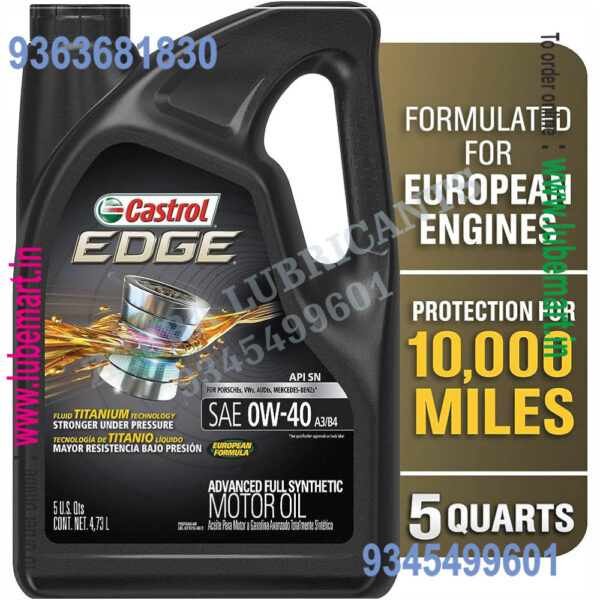 Castrol EDGE 0W-40 4litre 4