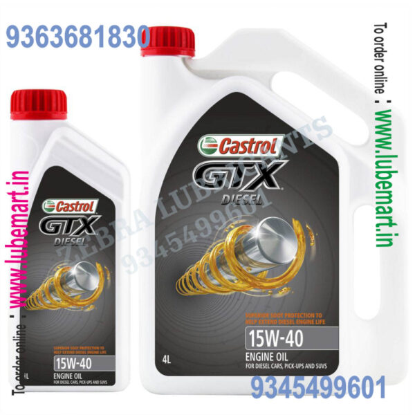 Castrol GTX DIESEL 15W-40 CH4 - TATA 4 litre 2