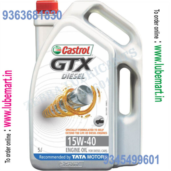 Castrol GTX DIESEL 15W-40 CH4 - TATA 5litre 1