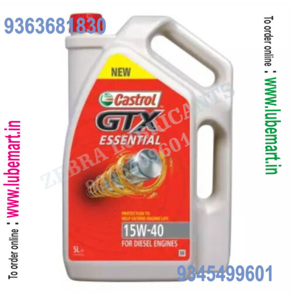 castrol GTX ESSENTIAL 15W-40 5litre 2