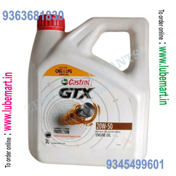 Castrol GTX 20W-50 3litre 1