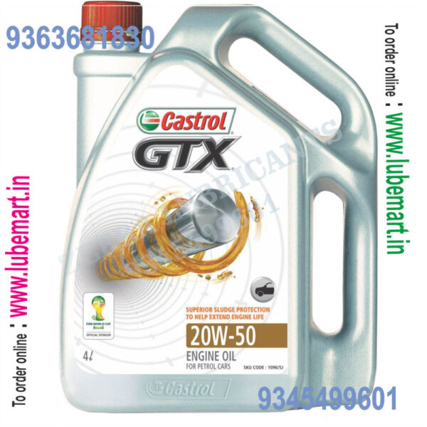 Castrol GTX 20W-50 GTX 20W-50 4litre 1