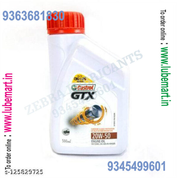 Castrol GTX ESSENTIAL 20W-50 500millilitre 3