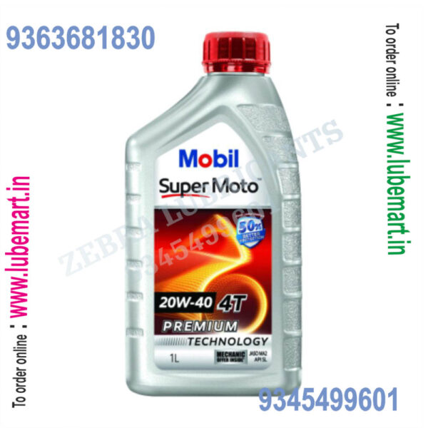 MOBIL SUPER MOTO 20 W-40 API SN 20 1litre 1