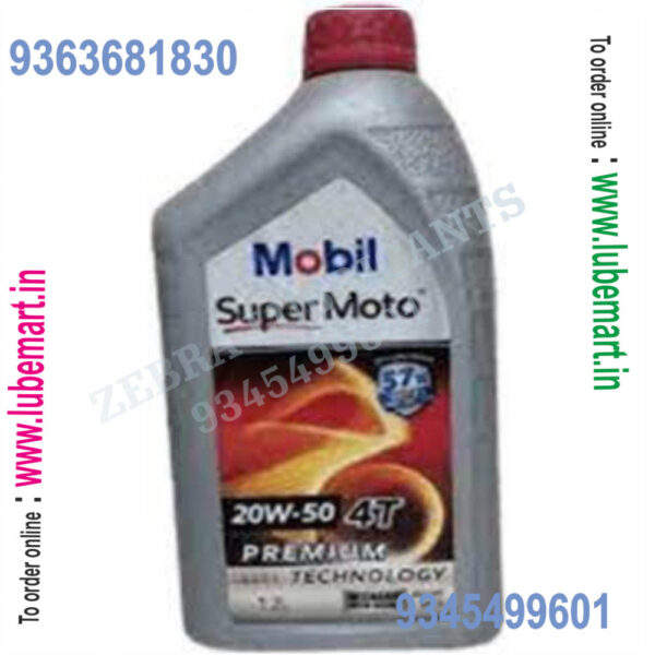 MOBIL SUPER MOTO 20 W-50 API SN 20 1.2 litre 2