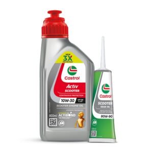 CASTROL ACTIV SCOOTER 10W-30 + GEAR OIL 80W90 – 800ml
