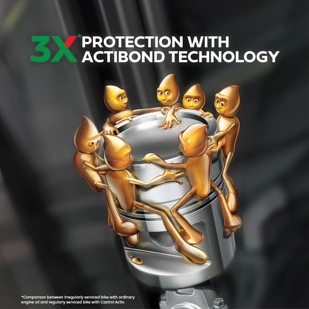CASTROL ACTIV SCOOTER 10W-30 + GEAR OIL 80W90 - 800ml - Image 7