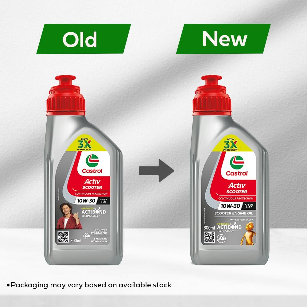 CASTROL ACTIV SCOOTER 10W-30 - 800ml - Image 3
