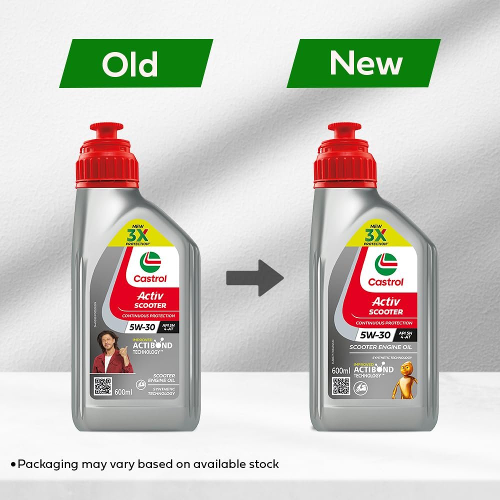 CASTROL ACTIV SCOOTER(5W-30) - 600ml - Image 3