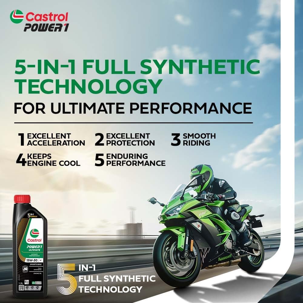 CASTROL POWER1 ULTIMATE(15W-50) - 1.2L - Image 3