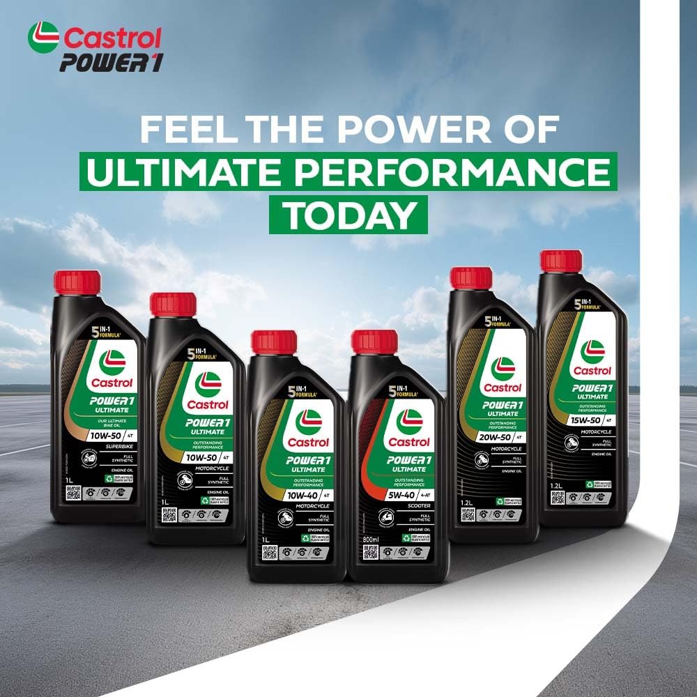CASTROL POWER1 ULTIMATE SCOOTER(5W-40) - 800ml - Image 6
