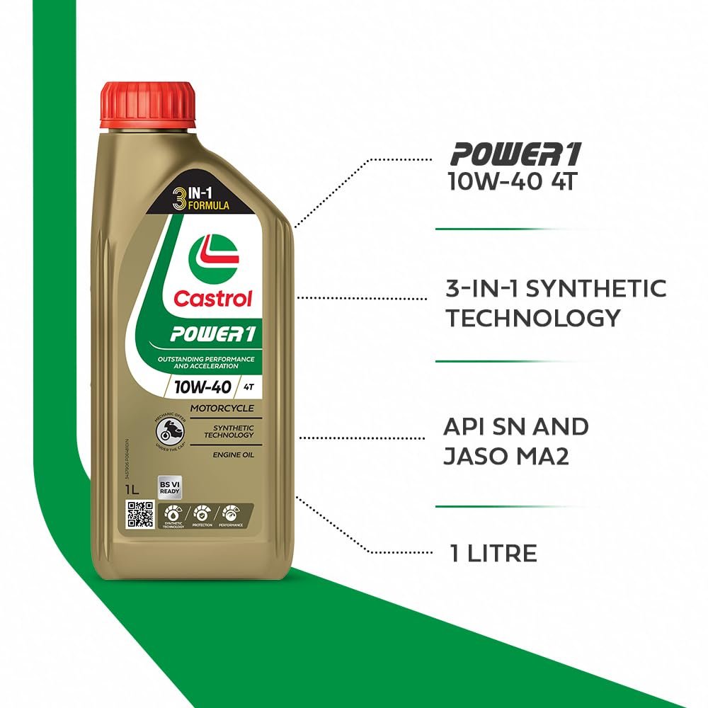 CASTROL POWER1 10W-40 - 1L - Image 4