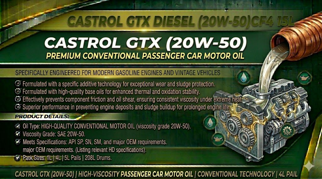 CASTROL GTX (20W-50)